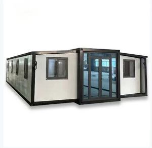 Petite maison extensible de 20ft et 30ft de maison modulaire populaire de conteneur pour l'utilisation extérieure de centres commerciaux d'hôtels d'écoles de marché de bureau - Product Image 4