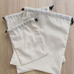 Factory Price Eco Friendly Dust Storage <b>Pouch</b> Custom Cotton <b>Pouch</b> Bag Cotton Muslin <b>Drawstring</b> <b>Pouch</b> With Logo - Product Image 4