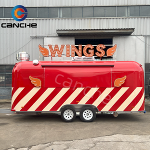 Camion de restauration rapide Mobile Pizza Café Panier Remorque Camion de restauration rapide Caravane de restauration rapide avec cuisine complète à vendre - Product Image 3