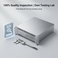 Fabrikasi Lembaran Logam Kustom TZR OEM ODM Casing Server 1U 2U 4U Rakitan Rak Ventilasi Sarang Lebah Casing Aluminium