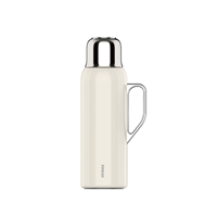 PINKAH NOUVEAU 1L 34OZ Carafe isotherme en acier inoxydable à double paroi anti-fuite avec infuseur, garde au chaud 24h