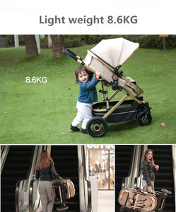 Passeggino 3 in 1 con Seggiolino Auto e Carrozzina Pieghevole per Neonati - Product Image 3