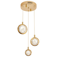 Lampes suspendues en cristal de luxe modernes, décoration de la maison, lampe suspendue de chevet pour chambre à coucher, lustre de plafond, salon