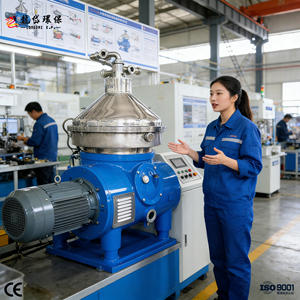 Centrífuga de Disco em Aço Inoxidável com Motor e Bomba para Separação de Espirulina de Alta Eficiência - Product Image 1