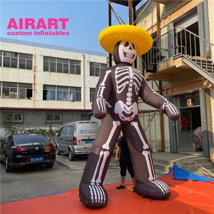 <span class=keywords><strong>Esqueleto</strong></span> Inflable <span class=keywords><strong>del</strong></span> Día de los Muertos, Decoración Inflable de <span class=keywords><strong>Esqueleto</strong></span> de Halloween, Modelo <span class=keywords><strong>Humano</strong></span> de Calavera Personalizado, Inflables de Halloween - Product Image 3