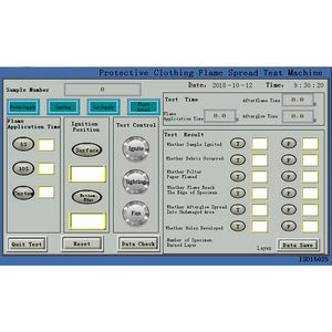 Probador de laboratorio con precio de descuento ISO 15025 Ropa protectora Máquina de prueba de propagación de llama - Product Image 3