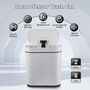 Hot Sale Smart Induction Garbage <b>Bin</b> <b>Automatic</b> Lid Opening Large Capacity Garbage <b>Bin</b> Kitchen Bathroom Odor Proof Garbage <b>Bins</b> - Product Image 4