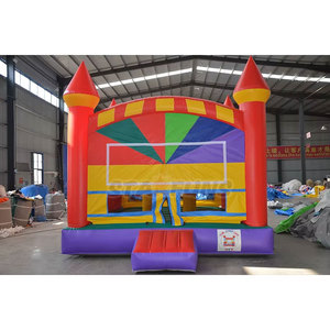 Château plein d'entrain de videur gonflable coloré de maison de rebond de PVC de qualité commerciale pour des locations d'amusement de château sautant extérieur - Product Image 1