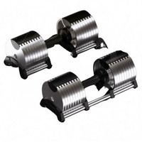 Ensemble d'haltères réglables en fonte électroplaquée de haute qualité MR, 2,5-80 kg, noir, pour un entraînement complet