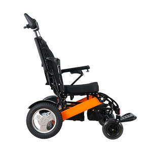 Équipement pour handicapés pliant le <span class=keywords><strong>fauteuil</strong></span> roulant <span class=keywords><strong>électrique</strong></span> en aluminium pour les personnes handicapées - Product Image 2