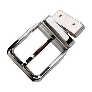 Hebilla de cinturón personalizada de diamante de acero inoxidable giratorio de alta calidad, logotipo de Metal, hebilla de moda para hombre para cinturón, oro, plata, <span class=keywords><strong>Fre</strong></span> - Product Image 1