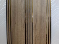 Panneau mural intégré en plastique de pierre PVC, installation rapide pour toute la maison, épissure sans couture, mur de fond imperméable, concave