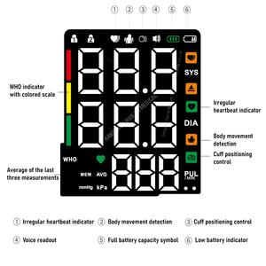 Fournisseur principal Produits tendance Appareil médical domestique Tensiomètre numérique de brassard <span class=keywords><strong>BP</strong></span> Tensiomètre Tensiomètre Machine - Product Image 5