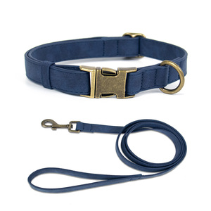 Verstelbare Lederen Halsband En Riem Voor Kleine Middelgrote Honden Halsband Voor Huisdieren Met Metalen Gesp Luxe Hondenhalsband - Product Image 4