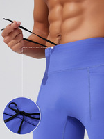 Shorts de compression pour hommes, taille élastique, respirants, séchage rapide, pour la course à pied et le sport, été