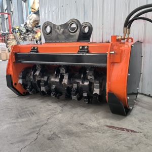 Precio al por mayor Skid Steer Accesorios Mini Excavadoras Cargador Mulcher Forestal Excavadora Mulchers Brush Eater - Product Image 4