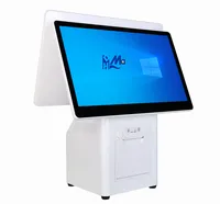 Monitor Layar Sentuh 15 inci Komputer POS PC TFT LCD Display Monitor Layar Sentuh Kapasitif
