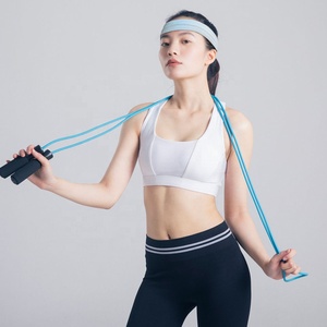 땀 흡수 헤어밴드, 요가 테니스용 맞춤형 탄성 단색 와이드 미끄럼 방지 헤어밴드 - Product Image 5