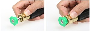 Kit de cañón de espuma de conexión rápida de 1/4 pulgadas con pistola de lavado a presión 5 puntas de <span class=keywords><strong>boquilla</strong></span> para lavadora - Product Image 3
