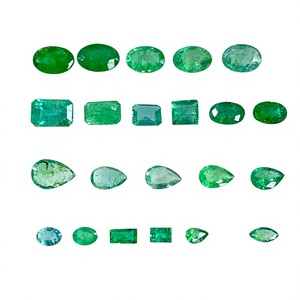 Émeraude zambienne 100% naturelle, 3x4-6x4mm, formes mélangées, couleur verte, pierres précieuses en vrac pour la fabrication de bijoux, meilleur prix - Product Image 2