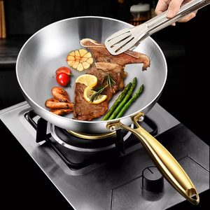 316 acier inoxydable poêle à frire Wok poêle antiadhésive cuisson Steak frit cuisinière à gaz Pot <span class=keywords><strong>Induction</strong></span> général <span class=keywords><strong>casserole</strong></span> cuisine ustensiles <span class=keywords><strong>de</strong></span> cuisine - Product Image 2