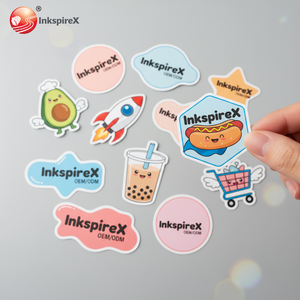 Custom <strong>Logo</strong> Printed Premium Holographic Laser Waterproof Die Cut Adhesive Vinyl <strong>Sticker</strong> for Promotion - Product Image 2