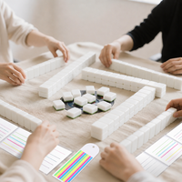 Ruban surligneur personnalisé pour cartes de Mahjong, marqueurs de lignes et onglets pour cartes de Mahjong, lecteur de règles de jeu de Mahjong