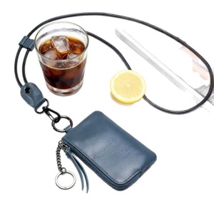 Monedero Compacto de Cuero PU 2026 con Textura de Dibujos Animados, Cierre de Cremallera, para Colgar del Cuello, Uso Diario, Tarjetero, Llavero, Mini Suave - Product Image 5