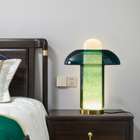 Lampe de chevet Style nordique, haute qualité, pour hôtel, salon, chambre à coucher, chevet, bureau, en verre créative, conception d'art
