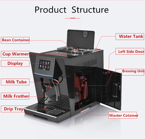 Machine à café automatique de conception italienne, machine à expresso commerciale - Product Image 6