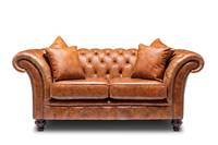 Canapé Chesterfield en cuir vintage haut de gamme, 2 places, capitonné, avec accoudoirs roulés, pour salon, hôtel, salle de séjour, vente en gros