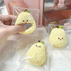 Super Soft Silicone Pear-shaped Squeeze Toy Slow Rebound Stress Relief Sensory Toy for Fingertips - Product Image 6