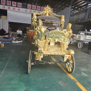 Popular Carruaje Eléctrico Clásico de Lujo con Esculturas, Fabricado en China, para Bodas y Turismo, en Venta - Product Image 3