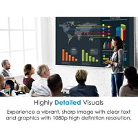 Projecteur Optoma EH412ST à courte focale 1080P HDR 4000 Lumens pour les entreprises, l'éducation et les jeux