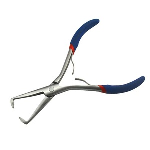 Pinzas Profesionales de Acero Inoxidable para Extensiones de Cabello, para Instalar y Retirar Anillas Micro Nano, con Mango Antideslizante de Calidad Profesional - Product Image 3