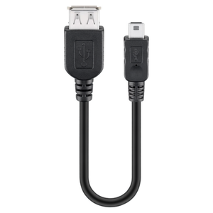 Cavo <b>USB</b> ICOC MUSB AF 002 Black 0,2m 95006 - Product Image 3