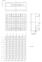 Pantalla LED Profesional de Matriz de Puntos, 7x11 Píxeles Cuadrados, Módulo de Puntos de 5 mm para Unidades de Visualización de Relojes de Caracteres Grandes