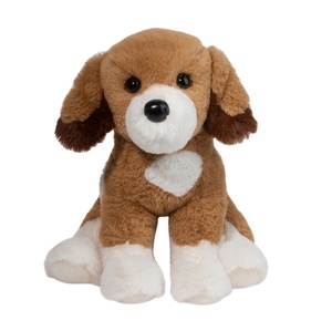 Offre Spéciale – Nouveauté 2025 – Jouet en Peluche Chien Marron Personnalisé en Coton PP Ultra Doux, Anti-Stress, Finition Lavée, Idéal Mariage - Product Image 1
