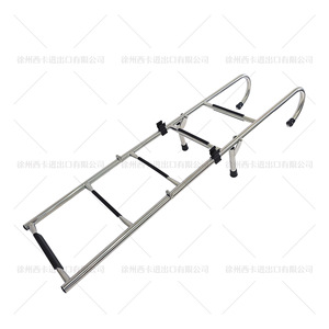 Échelle pliable à 5 marches en acier inoxydable 304 avec poignée courbée pour accessoire de bateau - Product Image 4