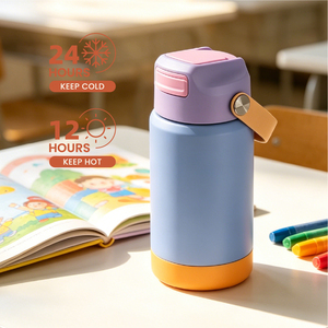 กระติกน้ำเด็ก Tairflask Eco-Fridenty สกรีนโลโก้ได้ ปลอดสาร BPA ผลิตจากสแตนเลส เก็บความร้อน-เย็น พร้อมหลอดดูดแบบพับได้ <span class=keywords><strong>2</strong></span> in 1 - Product Image 6