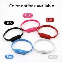 Bracelet USB rechargeable portable, type C, micro USB, synchronisation des données, charge rapide, câble USB pour téléphone portable