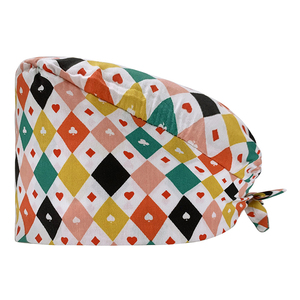 New Lab Cappotto Ospedale Chirurgico Cappelli Delle Donne Clip di Testa di Colore Chirurgico Cappelli Stampa Medici Dei Capelli Medico Infermiere di Sala Operatoria Caps - Product Image 1