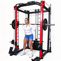 Produit phare à prix d'usine : Équipement de fitness multifonctionnel pour la maison, barre de traction, machine à poulies, machine Smith, rack à squats