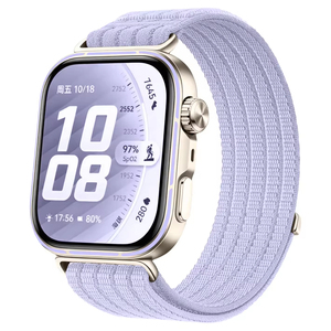 Bracelet respirant tressé à boucle auto-agrippante avec maillons métalliques de remplacement pour Huawei Watch Fit 3 4 5 4Pro 5Pro - Product Image 4