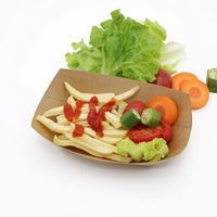 Gobelets et cônes en papier jetables à paroi simple, logo personnalisé, 12/16 oz, pour frites, chips, gaufres, popcorn