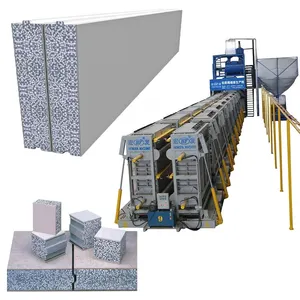 Mesin pembuat Panel kualitas tinggi untuk dinding Sandwich ringan Panel Eps cetakan beton papan produksi produsen papan