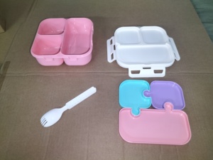 Puzzle Bento Box <span class=keywords><strong>contenitore</strong></span> per alimenti gioco di cibo per bambini - Product Image 5