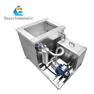 Máquina de Limpeza Ultrassônica Industrial em Aço Inoxidável 40kHz 61L com Temporizador, Filtro e Aquecedor para Peças Automotivas e Injetores - Product Image 1