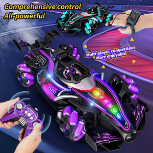 Voiture télécommandée pour enfants, <span class=keywords><strong>Formule</strong></span> FI, avec fonction de pulvérisation, cascade, télécommande, double commande, quatre roues motrices, jouet de course à la dérive - Product Image 2