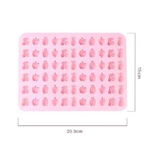 66 Cavit BPA Free 3D Fruit Shape Chocolate Durable Candy Eco-friendly Nontoxic Silicone Gummy Mold - Product Image 6